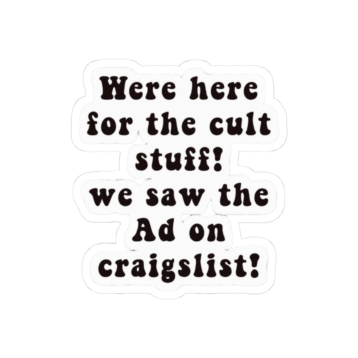 Buzzfeed Unsolved Meme Supernatural Sticker - Official stickers merchandise