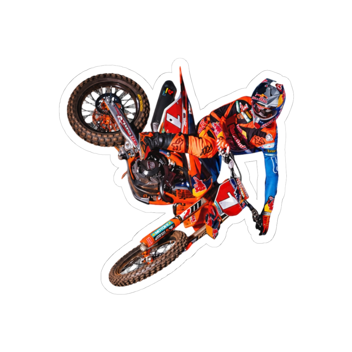 Ryan Dungey RD5 Motocross Supercross Champion Dirt Bike Sticker - Official stickers merchandise