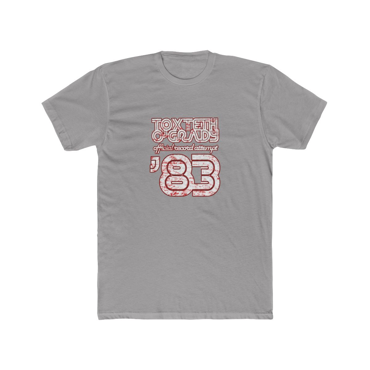 Toxteth O'Grady 1983 Official Record Attempt Retro T Shirt - Trivia Gift - Official t-shirts merchandise